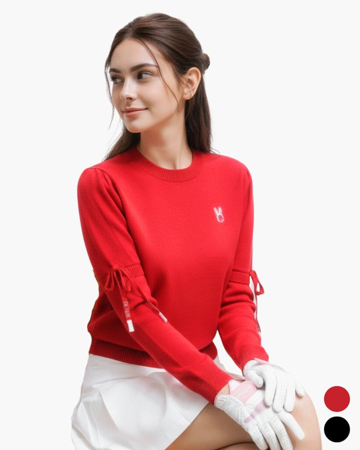 リボンスリーブゴルフニット CH882 - Chamule