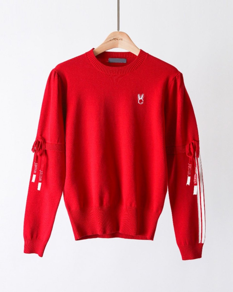 リボンスリーブゴルフニット CH882 - Chamule