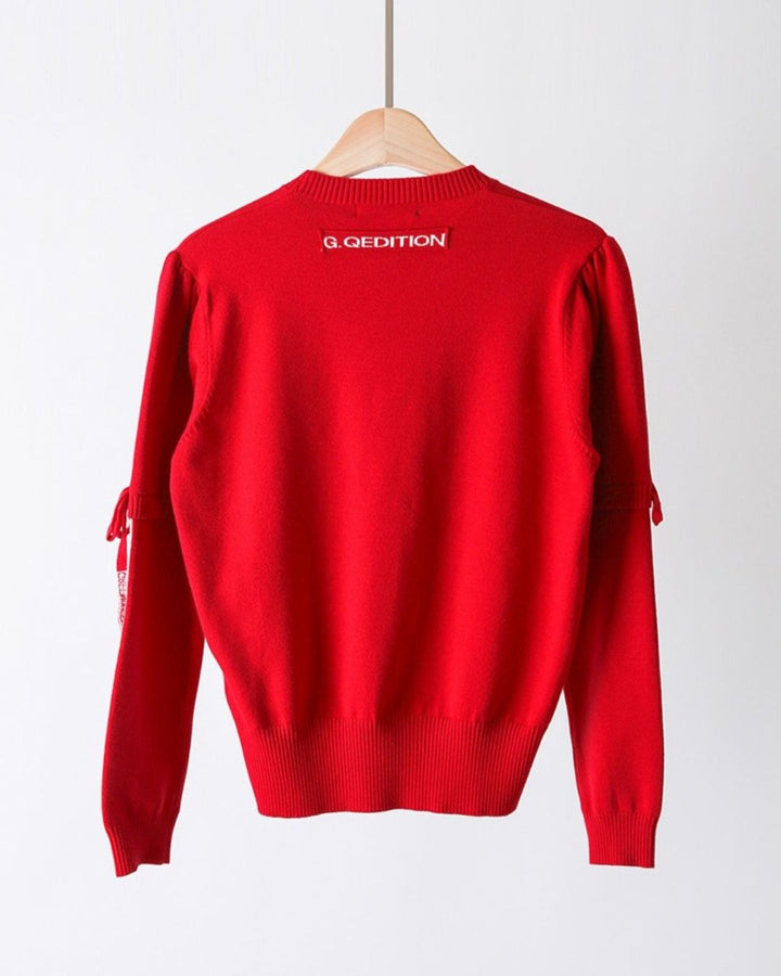 リボンスリーブゴルフニット CH882 - Chamule