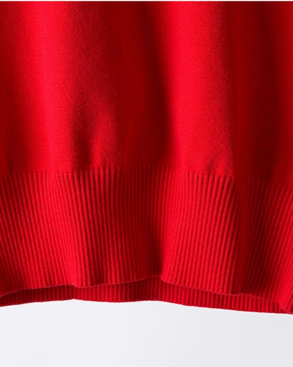 リボンスリーブゴルフニット CH882 - Chamule