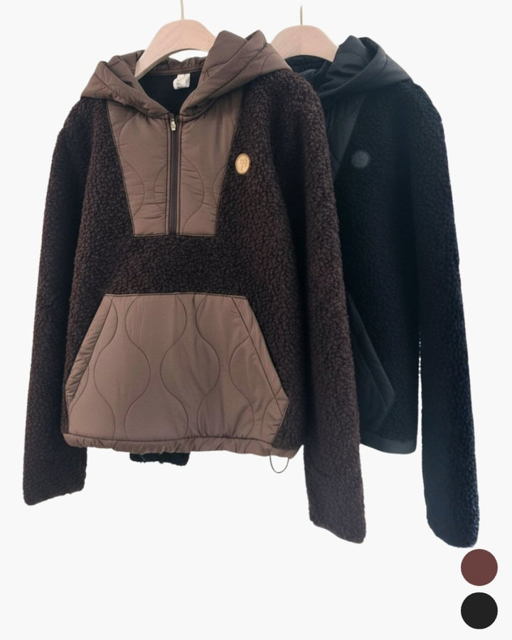 ボア×キルティング フーディプルオーバー　CH927 - Chamule