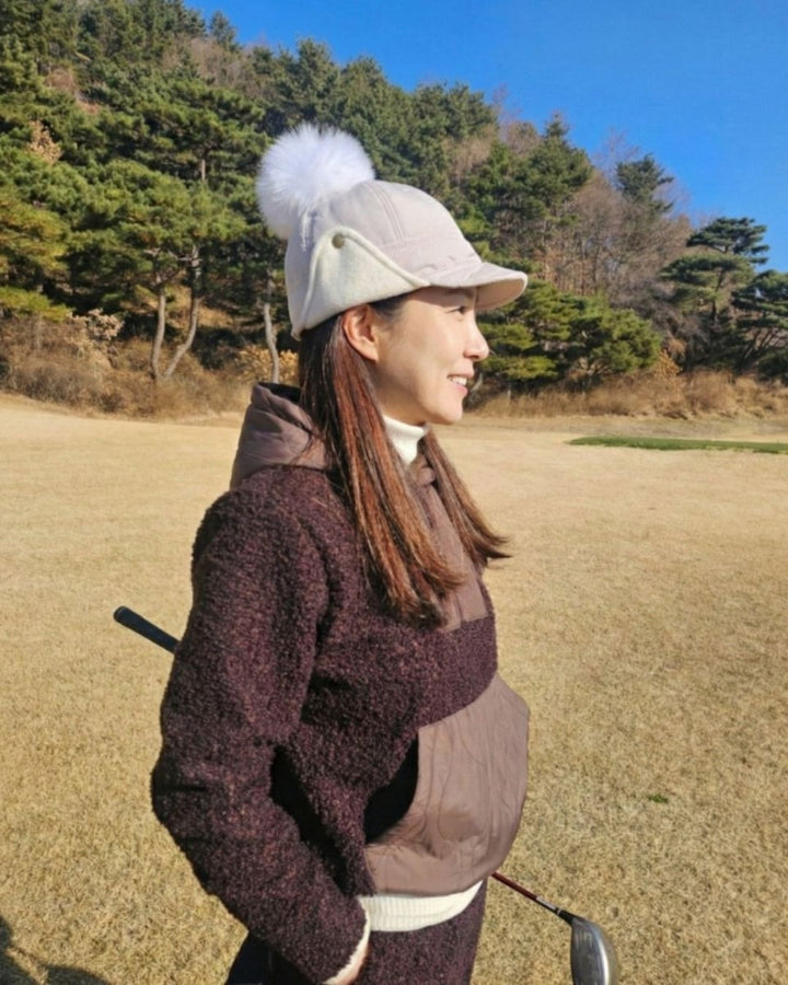 ボア×キルティング フーディプルオーバー　CH927 - Chamule