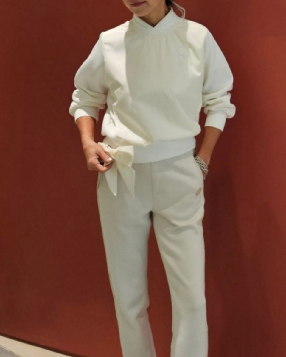 リボンアクセントデザイン ゴルフトップス CH928 - Chamule