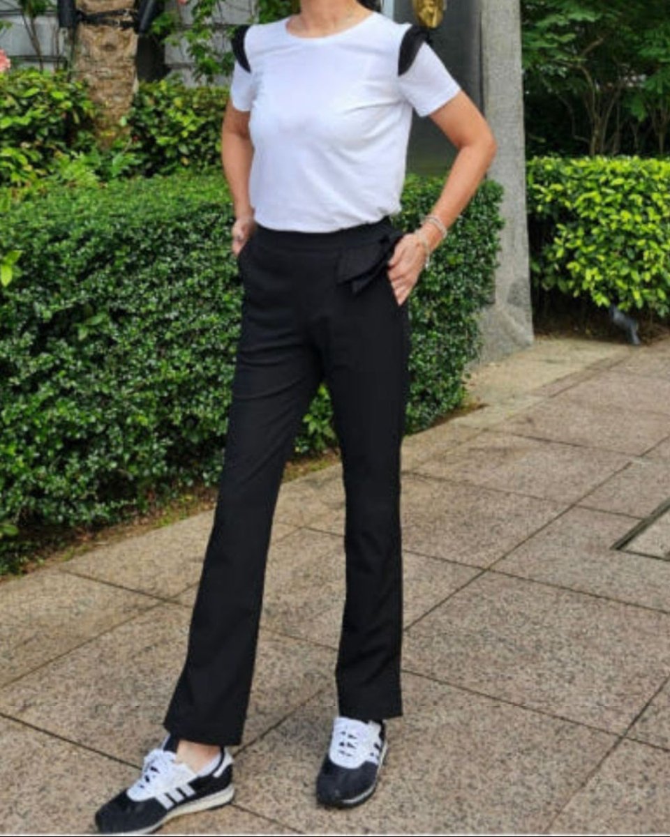 サイドフリル ストレッチゴルフパンツ　CH929 - Chamule