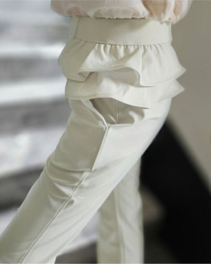 サイドフリル ストレッチゴルフパンツ　CH929 - Chamule