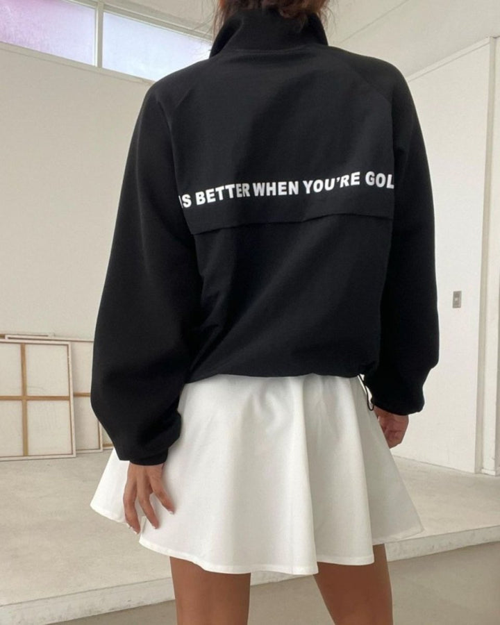 ハーフジップ襟付きゴルフウェア CH933 - Chamule