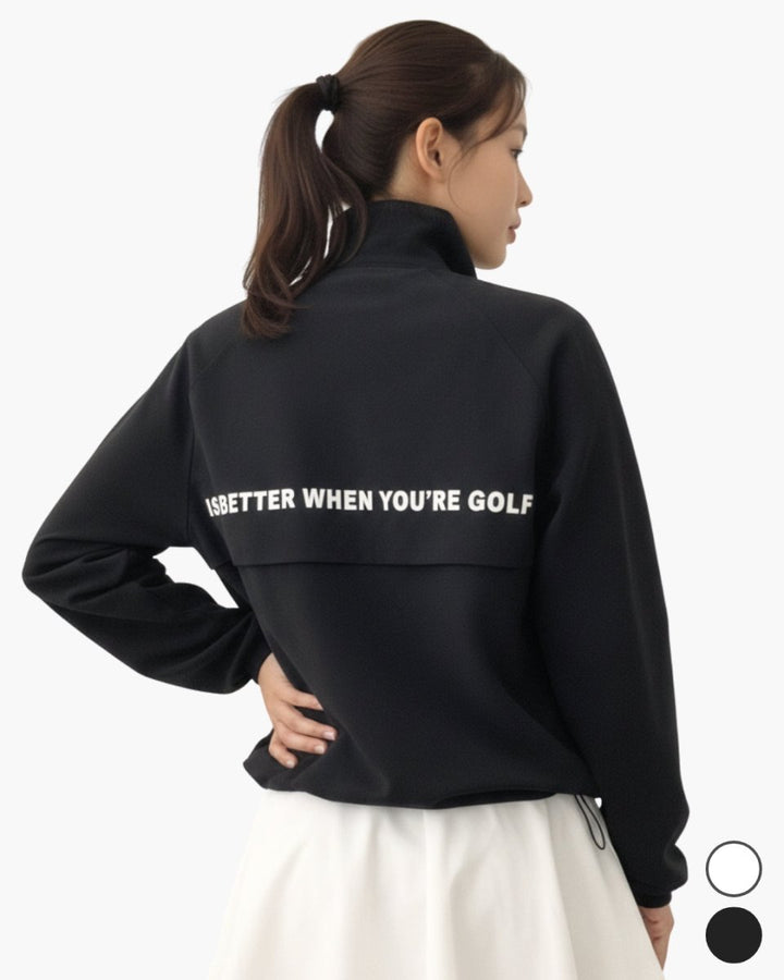 ハーフジップ襟付きゴルフウェア CH933 - Chamule