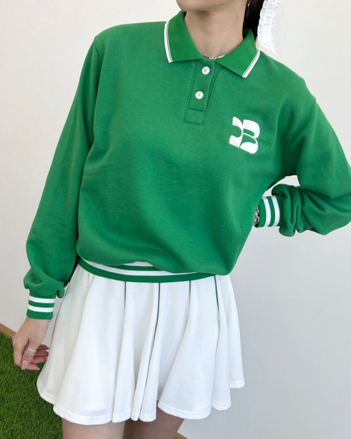 ラインリブ襟付きゴルフトップス CH934 - Chamule