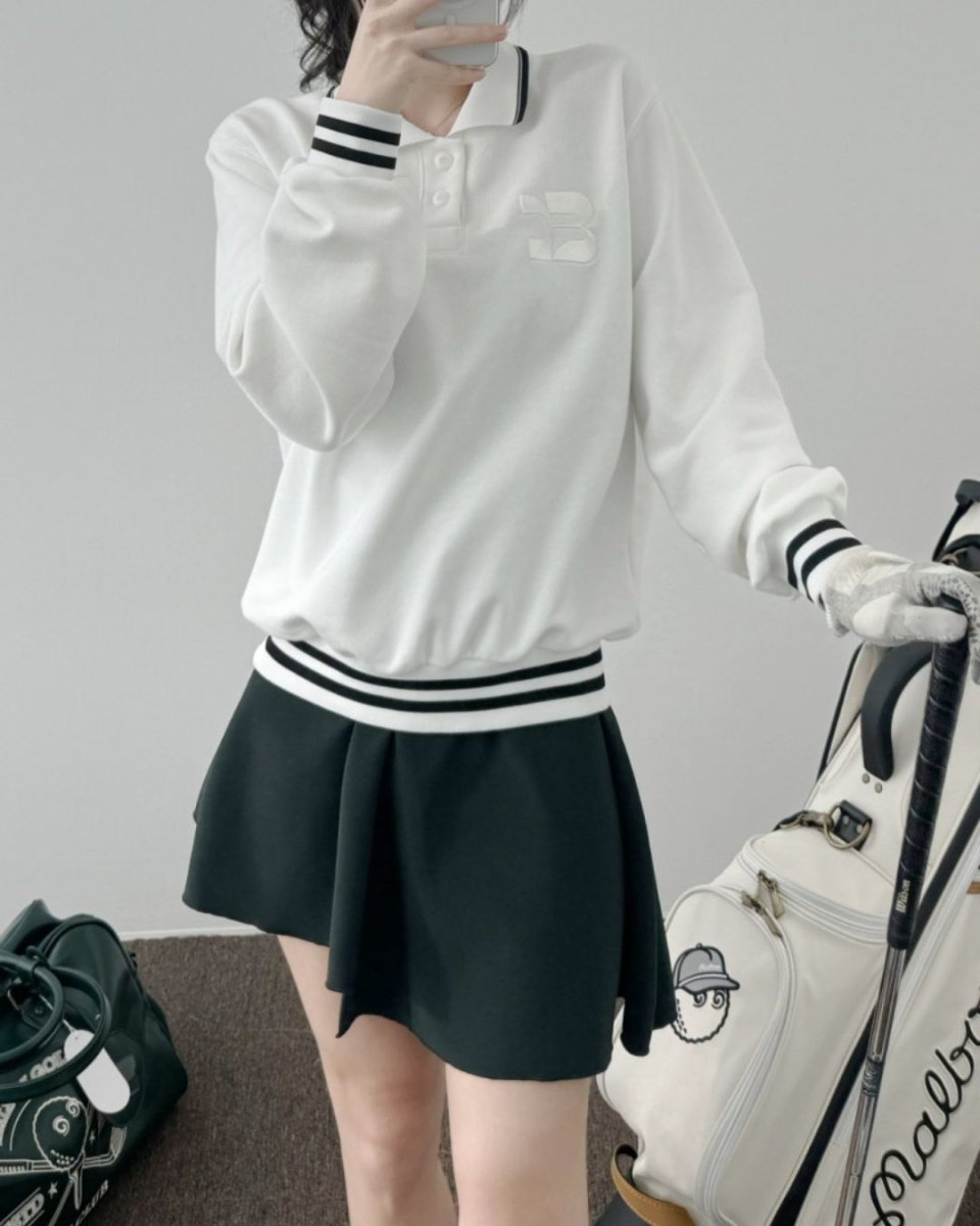 ラインリブ襟付きゴルフトップス CH934 - Chamule