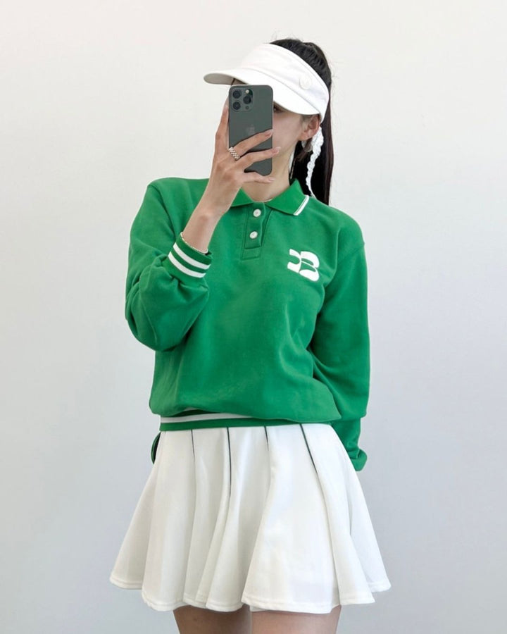 ラインリブ襟付きゴルフトップス CH934 - Chamule