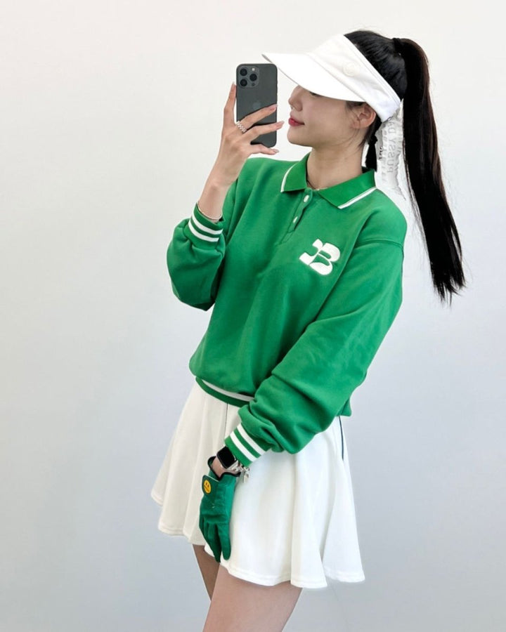 ラインリブ襟付きゴルフトップス CH934 - Chamule