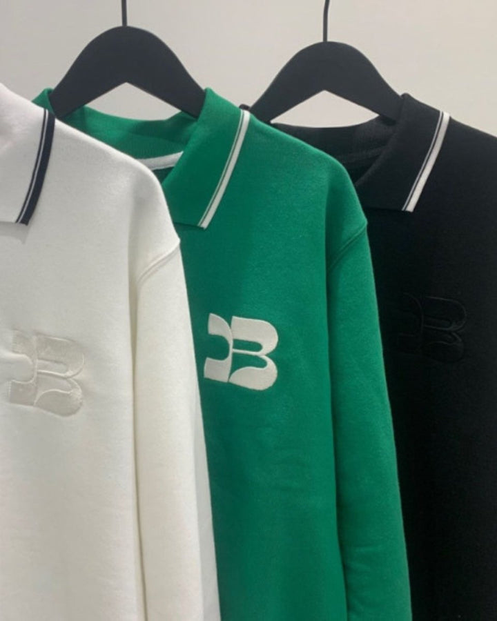 ラインリブ襟付きゴルフトップス CH934 - Chamule