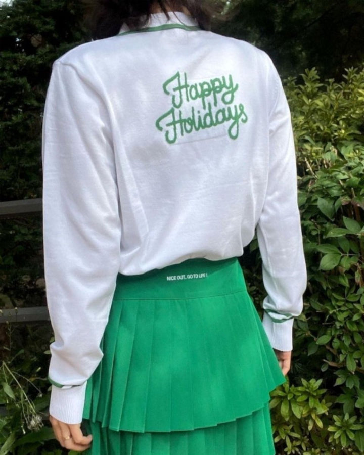 グリーンライン 襟付きハーフジップゴルフトップス CH935 - Chamule