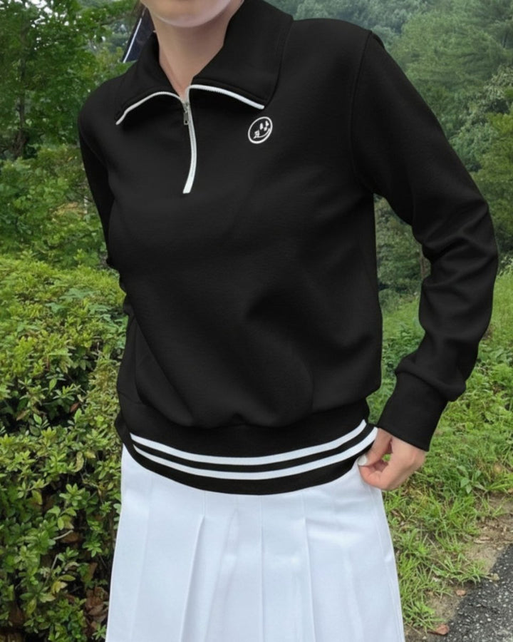 ハーフジップ モックネックプルオーバー CH936 - Chamule