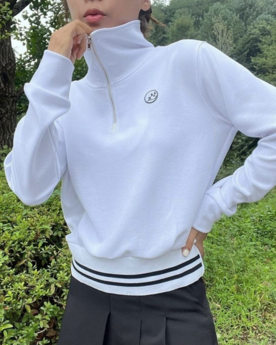 ハーフジップ モックネックプルオーバー CH936 - Chamule