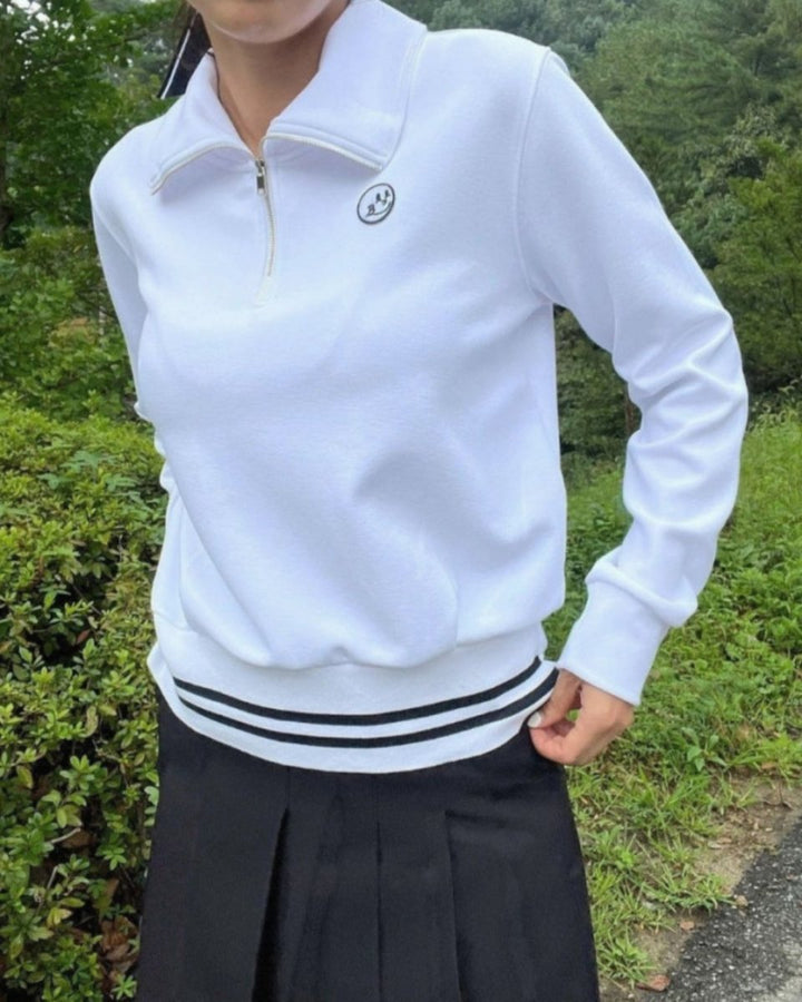 ハーフジップ モックネックプルオーバー CH936 - Chamule