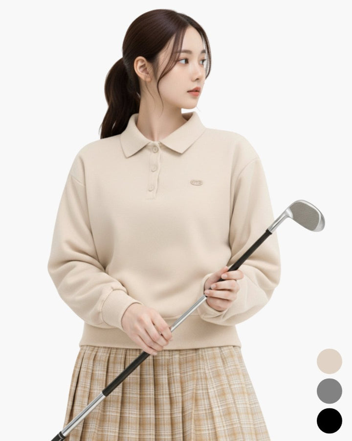 ベーシックポロスウェットトップス CH937 - Chamule