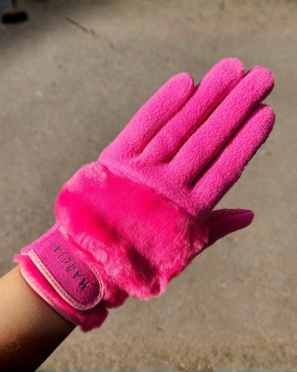 ファー付きゴルフ手袋　CH938 - Chamule