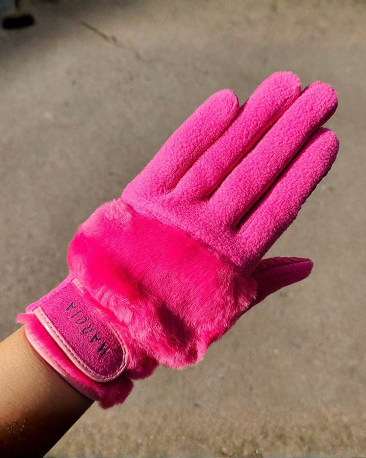 ファー付きゴルフ手袋　CH938 - Chamule