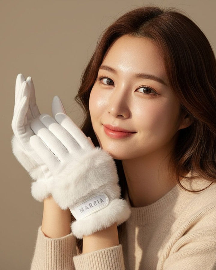 ファー付きゴルフ手袋　CH938 - Chamule