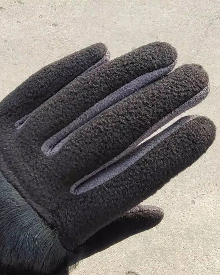 ファー付きゴルフ手袋　CH938 - Chamule