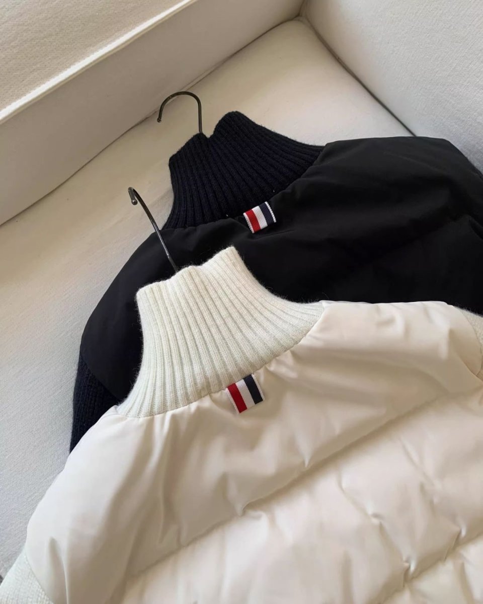 ラインニット切替ゴルフ中綿ブルゾン　CH942 - Chamule