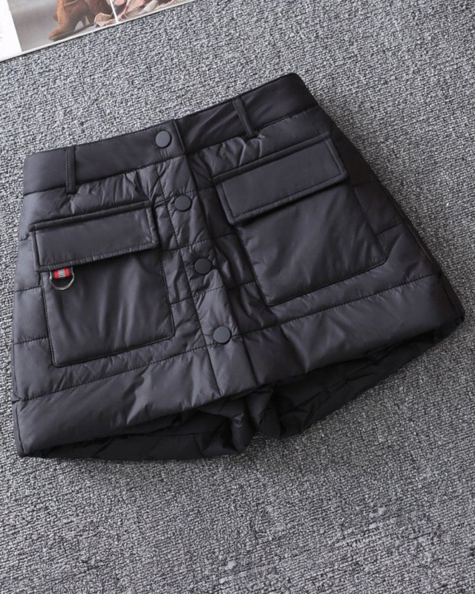 中綿キルティング キュロットゴルフパンツ　CH943 - Chamule