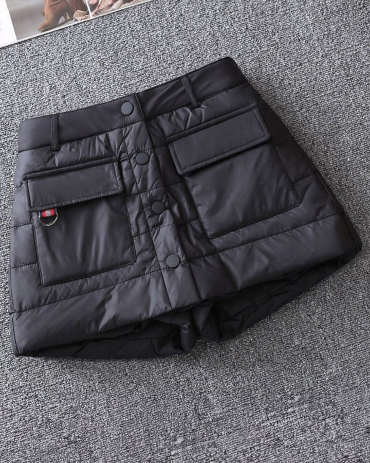 中綿キルティング キュロットゴルフパンツ　CH943 - Chamule