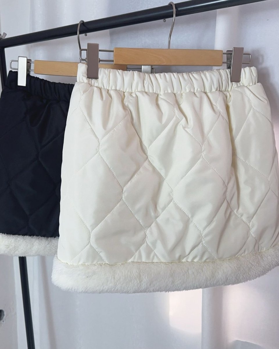 裏ボア キルティングゴルフスカート　CH945 - Chamule