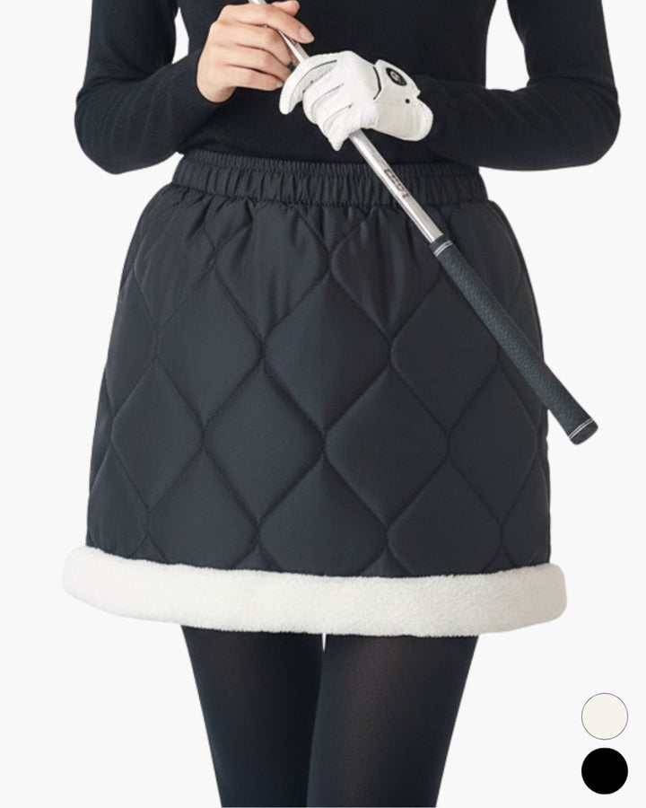 裏ボア キルティングゴルフスカート　CH945 - Chamule