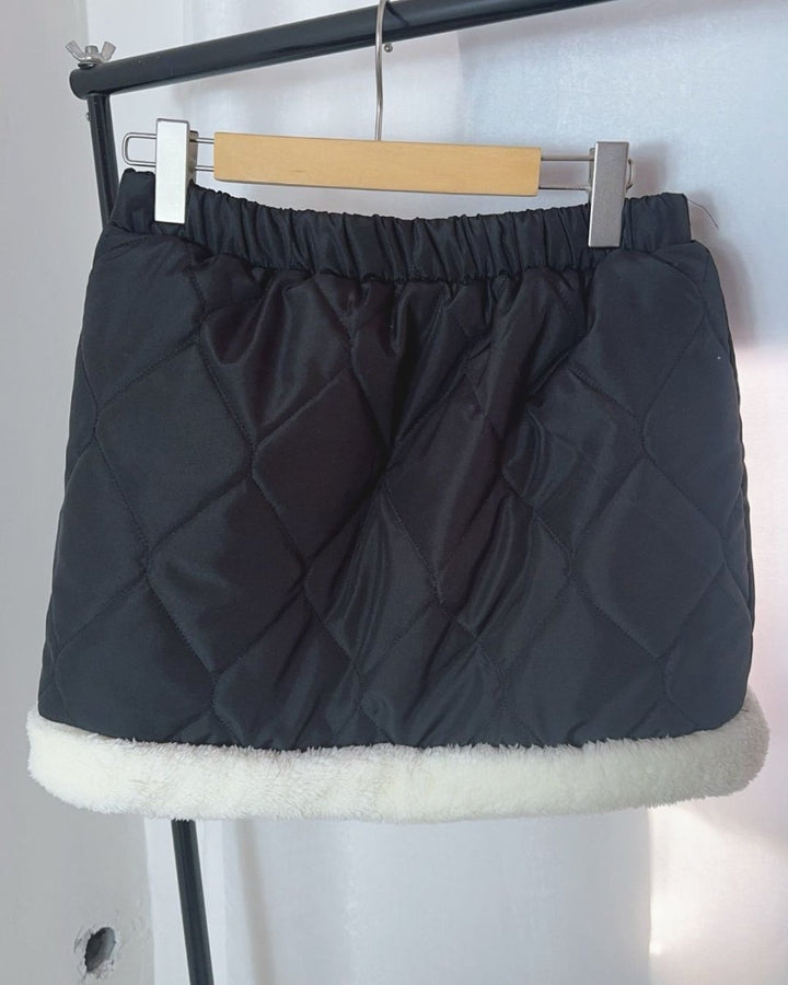 裏ボア キルティングゴルフスカート　CH945 - Chamule