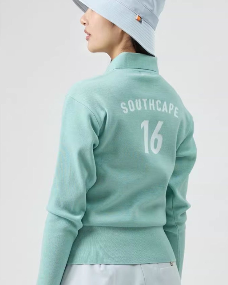 ナンバーロゴ襟付きニット ゴルフトップス　CH949 - Chamule