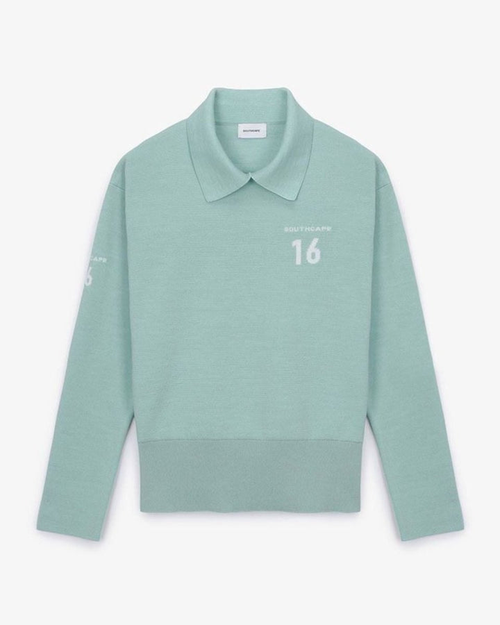 ナンバーロゴ襟付きニット ゴルフトップス　CH949 - Chamule