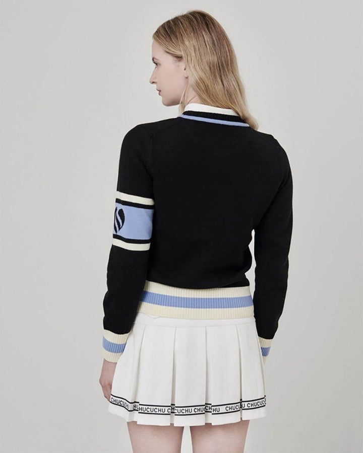 ロゴアクセントニット ゴルフトップス CH953 - Chamule