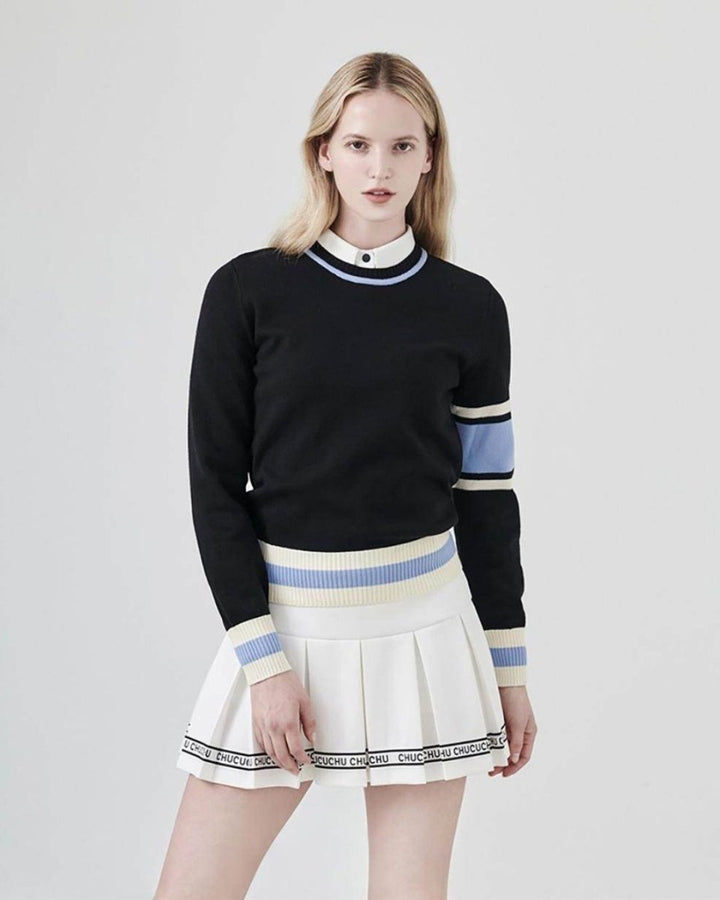 ロゴアクセントニット ゴルフトップス CH953 - Chamule