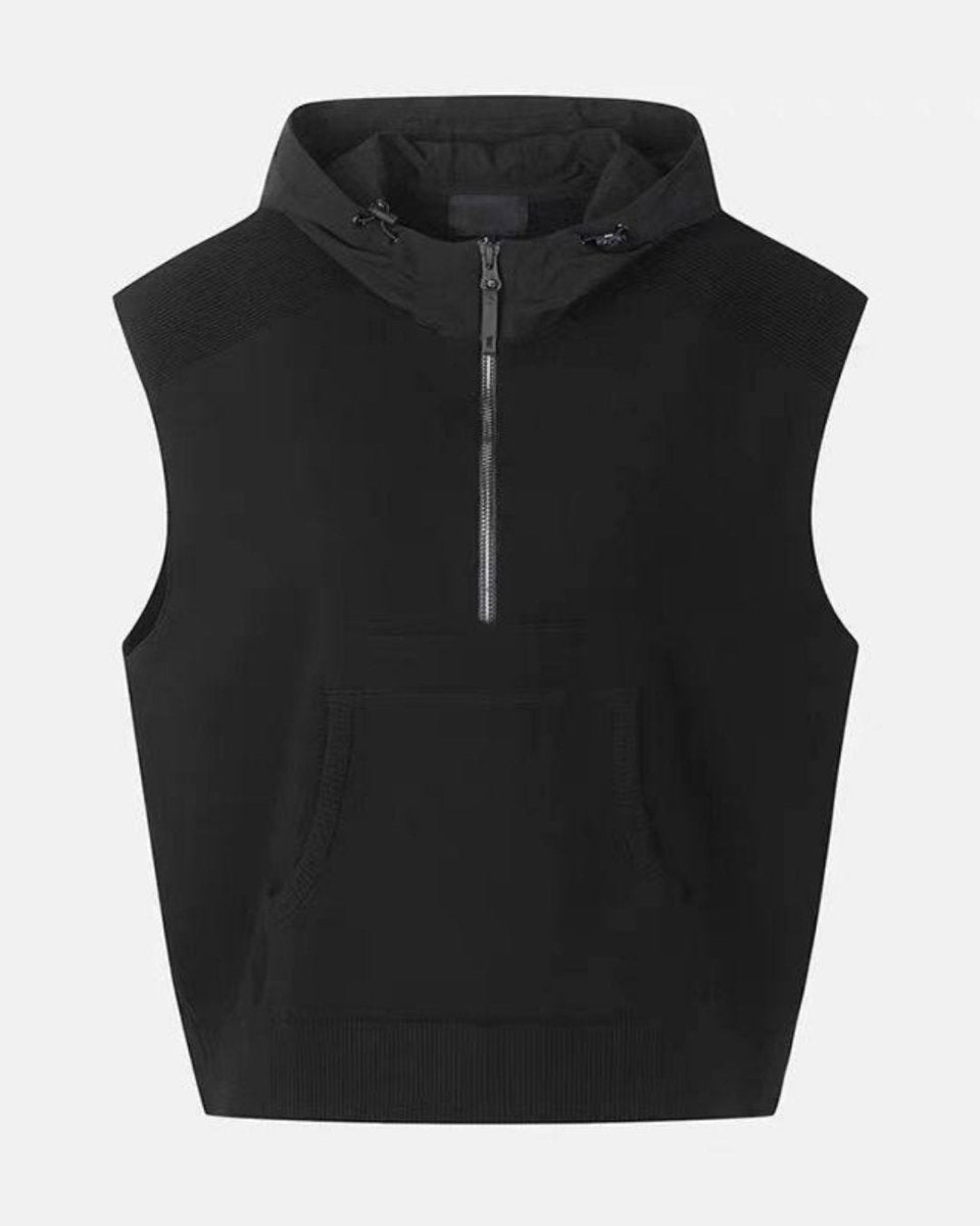 ハーフジップフーディベスト ゴルフ　CH954 - Chamule