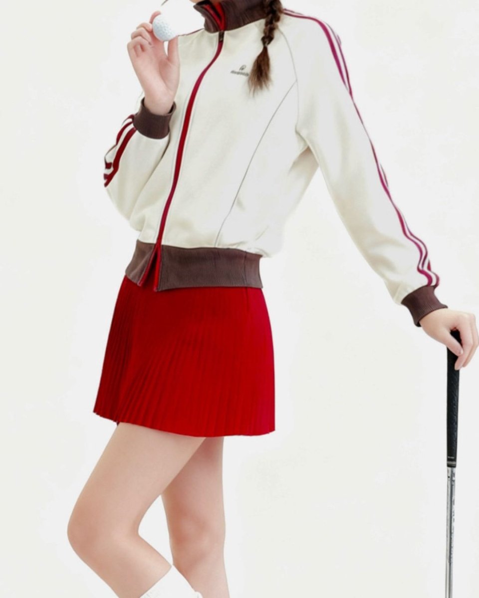 配色ラインショートジャケット ゴルフウェア　CH958 - Chamule