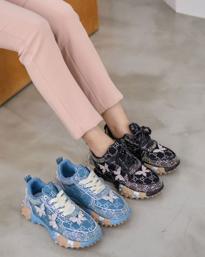 レースアップキュービックスニーカーゴルフシューズ CH966 - Chamule