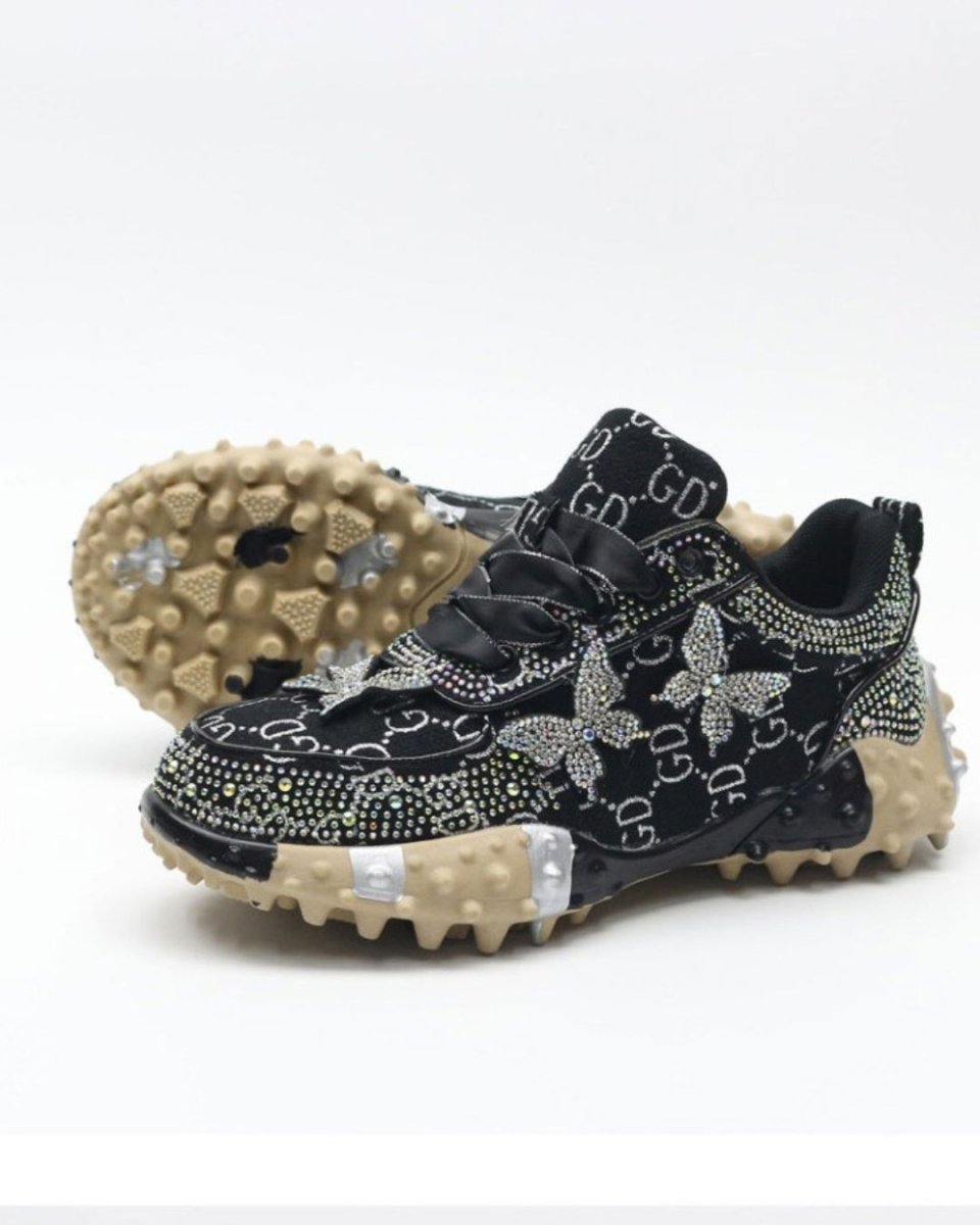 レースアップキュービックスニーカーゴルフシューズ CH966 - Chamule