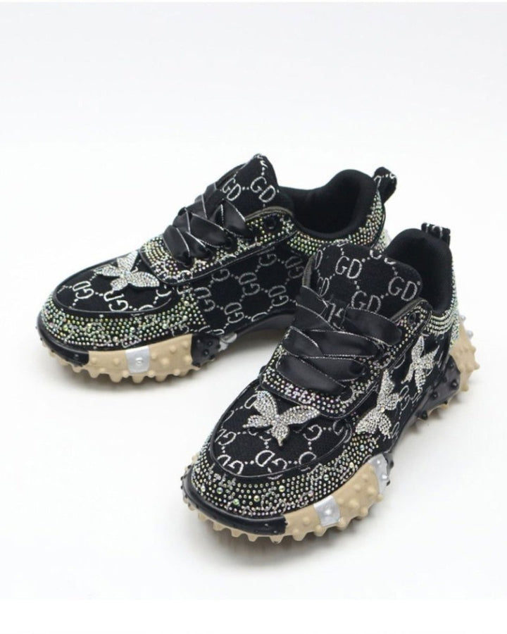 レースアップキュービックスニーカーゴルフシューズ CH966 - Chamule