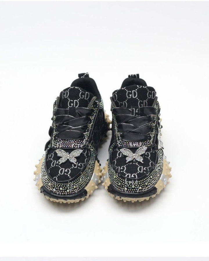 レースアップキュービックスニーカーゴルフシューズ CH966 - Chamule