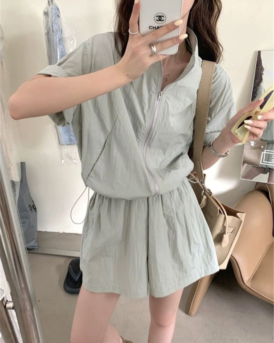 ジップアップセットアップ　CH969 - Chamule