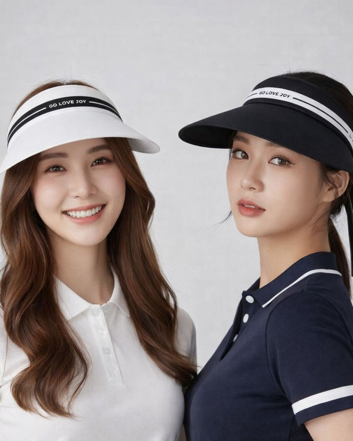 ロゴリボンゴルフサンバイザー　CH972 - Chamule