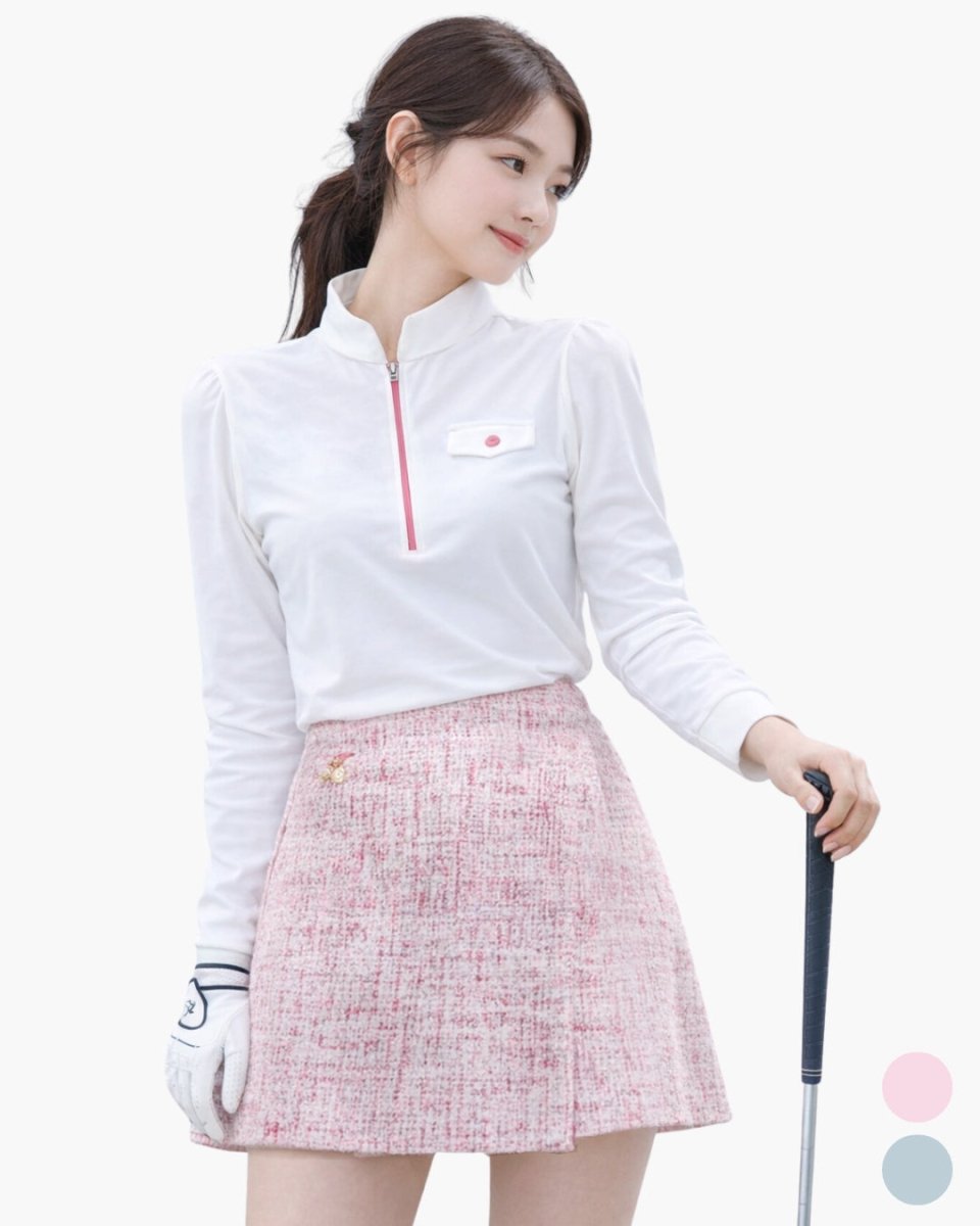 ラインアクセント ハーフジップ セットアップ　CH983 - Chamule