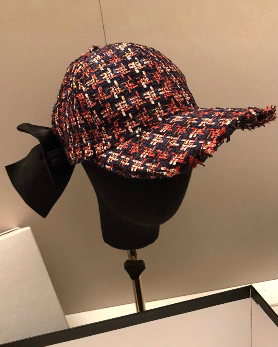 ツイードリボンキャップ CH998 - Chamule