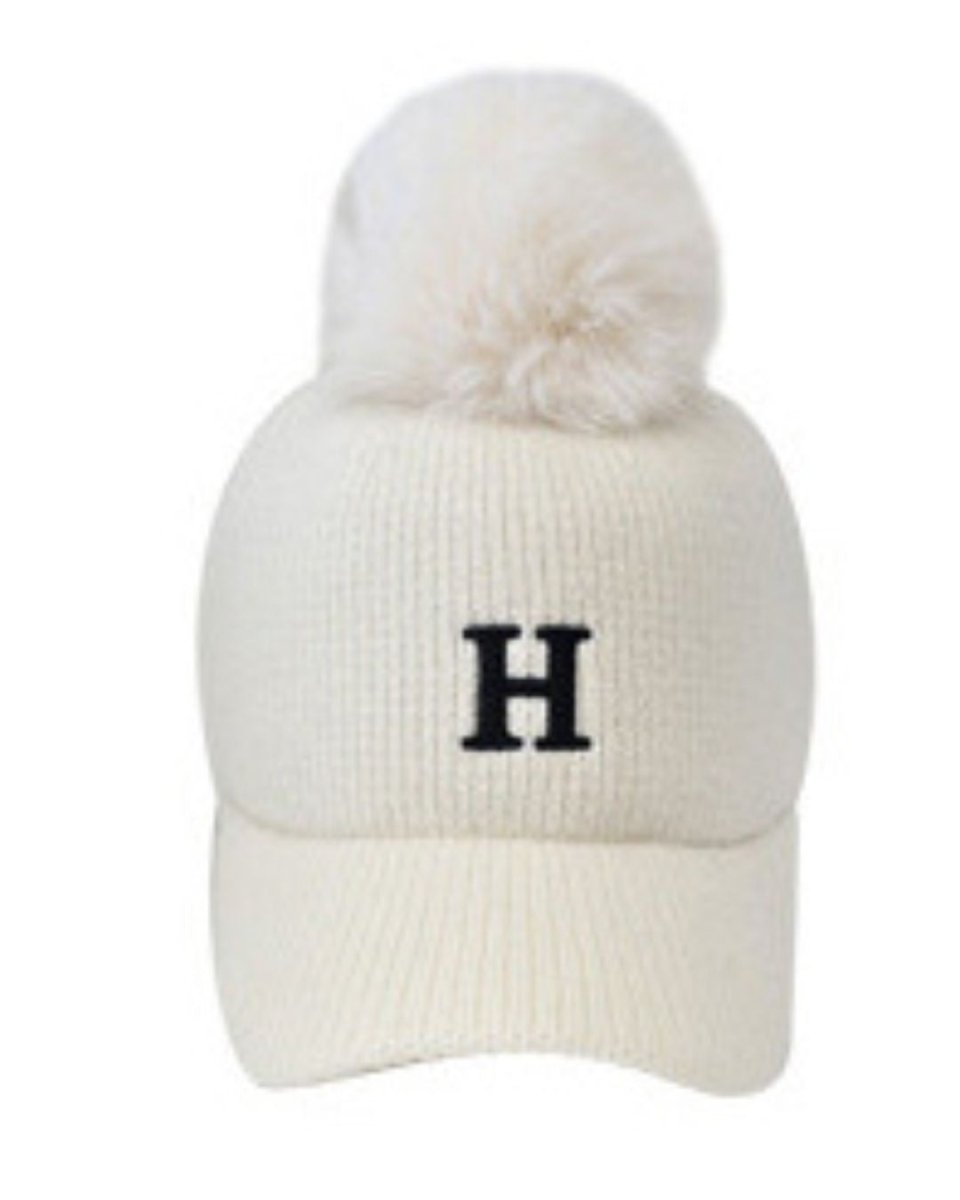 Hロゴポンポン付き帽子　CH865 - Chamule