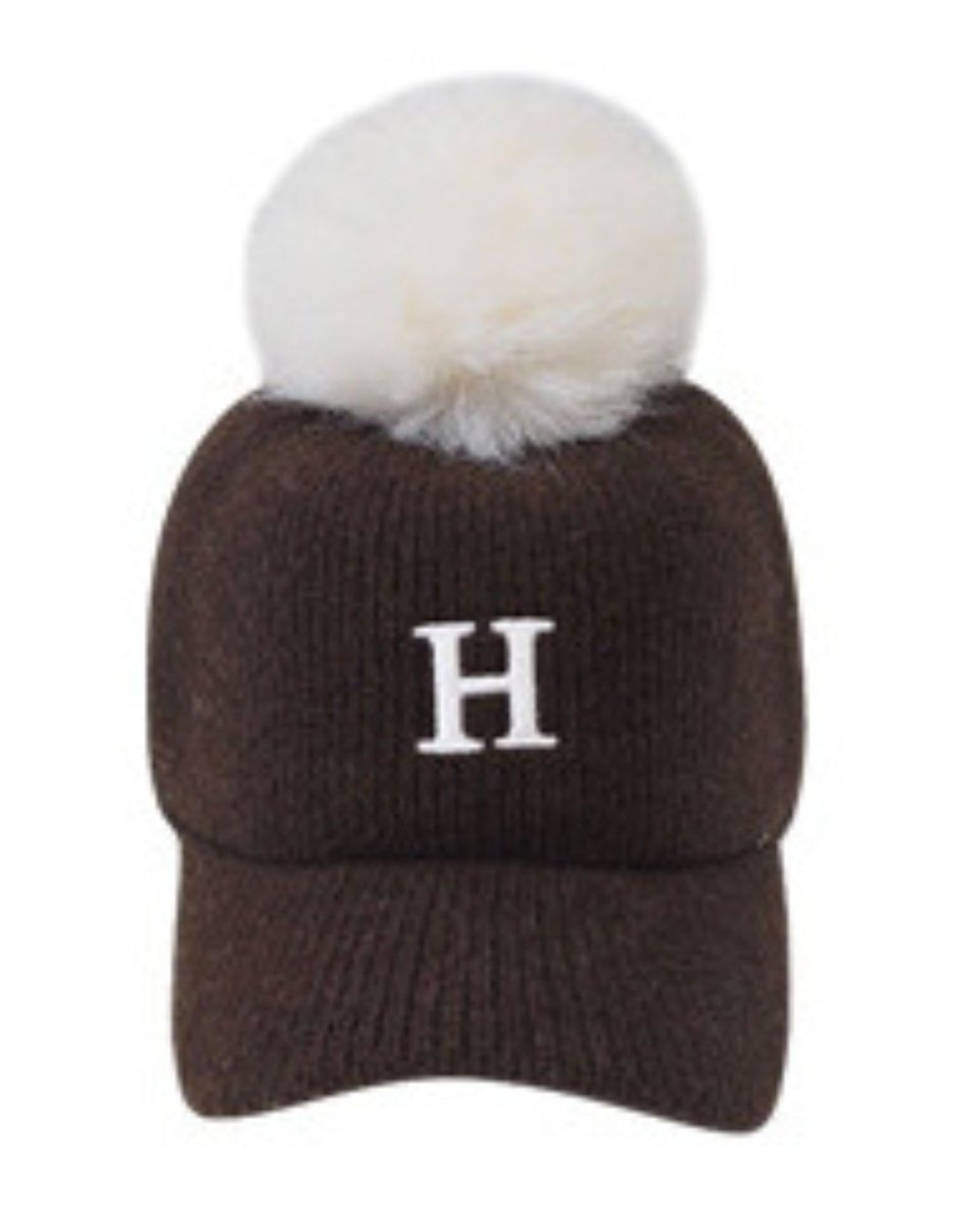 Hロゴポンポン付き帽子　CH865 - Chamule