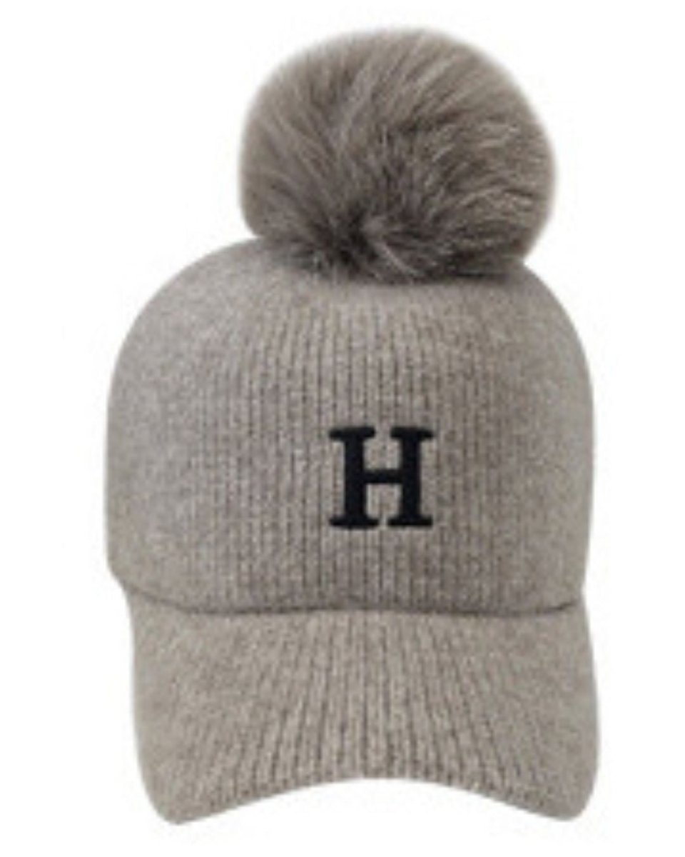 Hロゴポンポン付き帽子　CH865 - Chamule