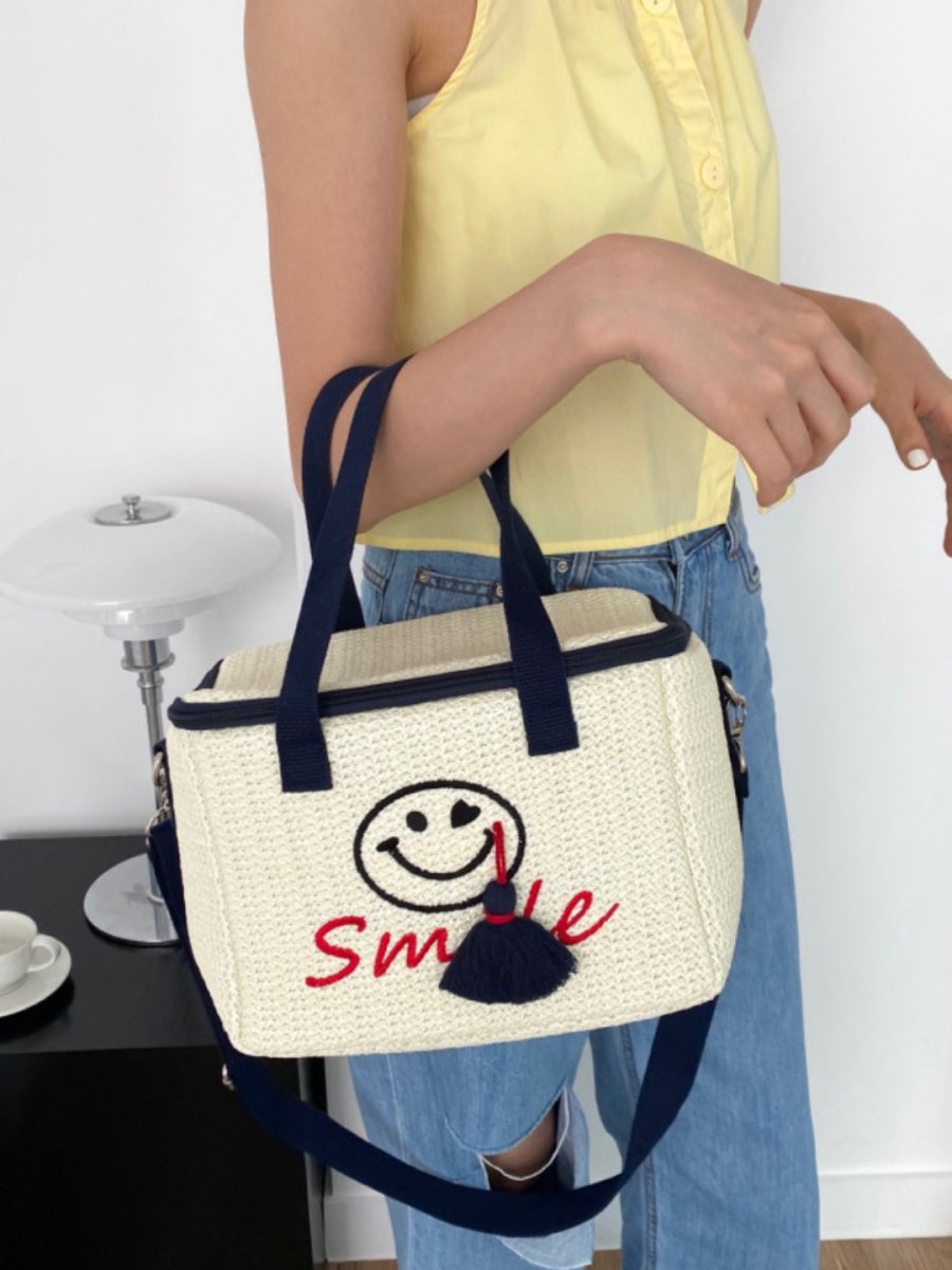 Smile保冷・保温バッグ（Beige / White） CH316 - Chamule