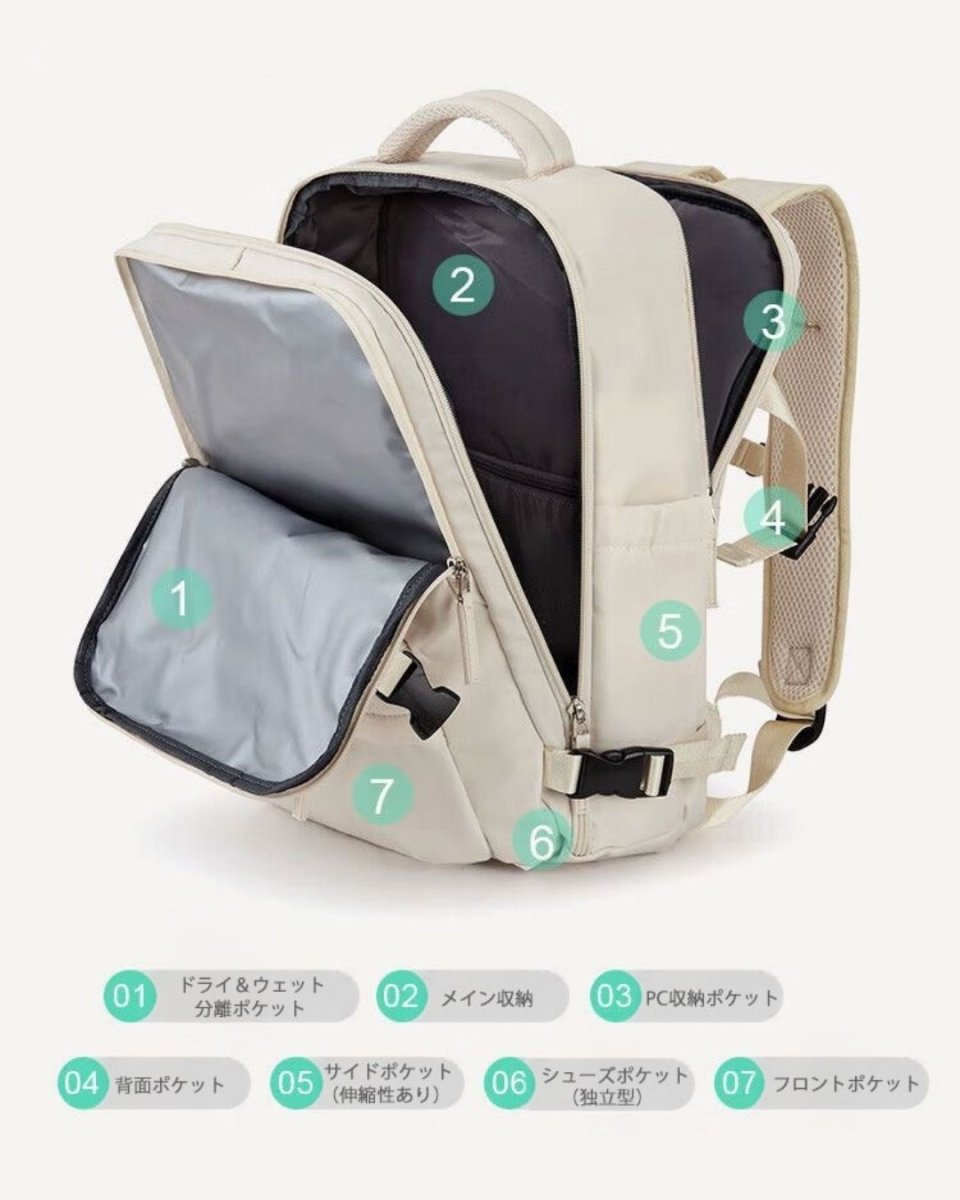 ゴルフバッグ レディース｜大容量　USB充電ポート付き 防水 練習バッグ　CH823 - Chamule